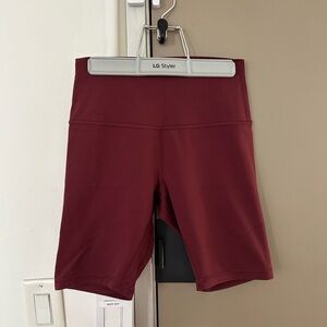 Lululemon Align™ High-Rise Short 8" Red Merlot Size 6